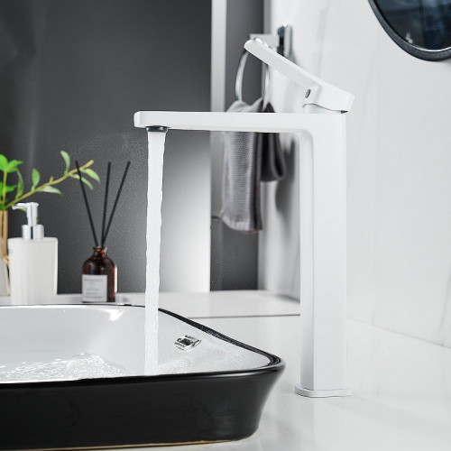 Смеситель для раковины Shevanik S9911C цвет Белый