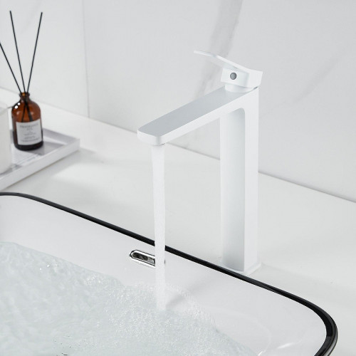 Смеситель для раковины Shevanik S9911C цвет Белый