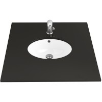 Раковина Creavit 49 TP211-00CB00E-0000 Белая фарфор встраиваемый