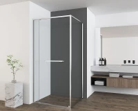 Душевой уголок Vincea Tesi 120х90 VSRW-7TS9012CL профиль Хром стекло прозрачное