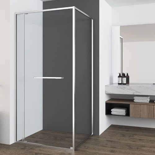 Душевой уголок Vincea Tesi 120х90 VSRW-7TS9012CL профиль Хром стекло прозрачное