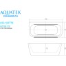 Акриловая ванна Aquatek Алтея 170x78 AQ-123778 без гидромассажа