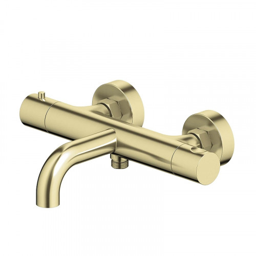 Смеситель для ванны Aquatek Европа AQ1343BG  с термостатом цвет Золото шлифованное