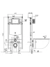 Инсталляция WeltWasser WW Amberg 497 CR 10000008219 с клавишей смыва цвет Хром