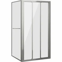 Душевой уголок Grossman Alba 90х90 GR-9090Al1 профиль Хром стекло прозрачное
