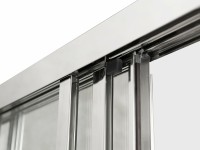 Душевой уголок Grossman Alba 90х90 GR-9090Al1 профиль Хром стекло прозрачное