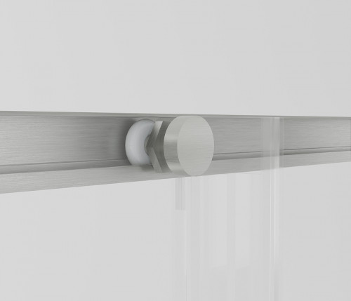 Душевой уголок Vincea Slim-N 90x90 VSS-4SN900CLBN профиль Брашированный никель стекло прозрачное