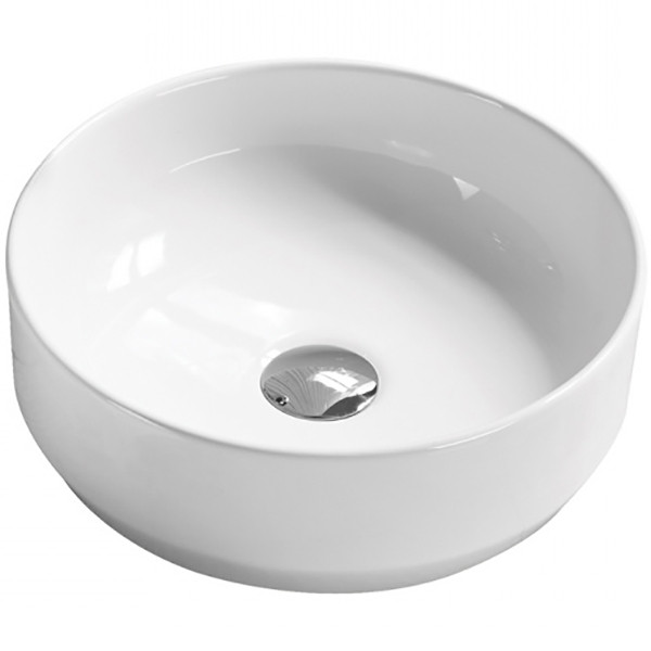 Раковина-чаша Ceramicanova Element 35 CN6005 Белая фаянс накладная