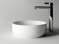 Раковина-чаша Ceramicanova Element 35 CN6005 Белая фаянс накладная