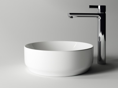 Раковина-чаша Ceramicanova Element 35 CN6005 Белая фаянс накладная