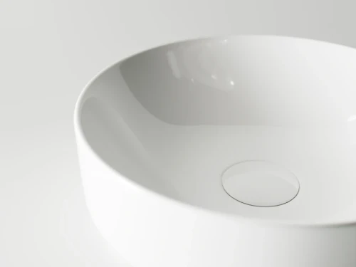 Раковина-чаша Ceramicanova Element 35 CN6005 Белая фаянс накладная