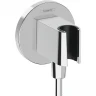 Шланговое подключение Hansgrohe FixFit S 26888000 Хром пластик на стену