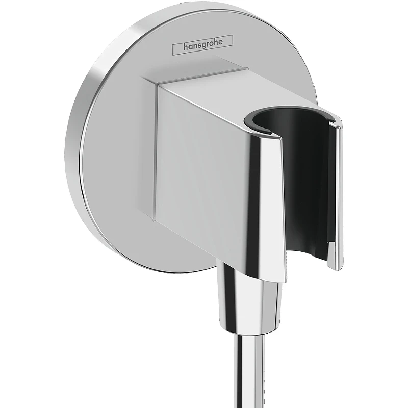 Шланговое подключение Hansgrohe FixFit S 26888000 Хром пластик на стену