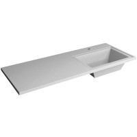Раковина Stella Polar Мадлен 130 R SP-00000476 с местом под стиральную машину Белая