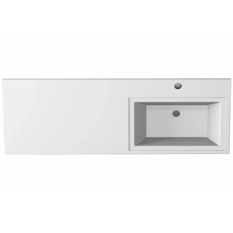 Раковина Stella Polar Мадлен 130 R SP-00000476 с местом под стиральную машину Белая