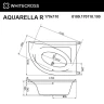 Акриловая ванна Whitecross Aquarella 170x110 R 0109.170110.100 без гидромассажа