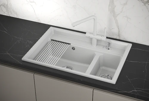 Кухонная мойка Granula Kitchen Space 73 7302 цвет Арктик