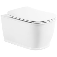 Унитаз BelBagno Prado BB10150CH/BB10150SC подвесной с сиденьем Микролифт фаянс подвесной