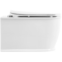 Унитаз BelBagno Prado BB10150CH/BB10150SC подвесной с сиденьем Микролифт фаянс подвесной