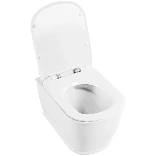 Унитаз BelBagno Prado BB10150CH/BB10150SC подвесной с сиденьем Микролифт фаянс подвесной