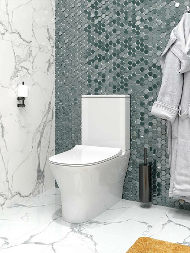 Унитаз компакт Maretti Elio EL10NBM35-844 с бачком и сиденьем Микролифт фарфор напольный