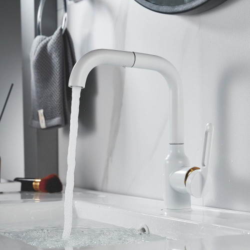 Смеситель для раковины Raffine F201C цвет Белый