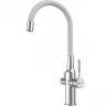 Смеситель для кухни Lemark Expert LM5083S-White Хром Белый нержавеющая сталь