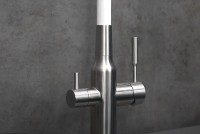 Смеситель для кухни Lemark Expert LM5083S-White Хром Белый нержавеющая сталь
