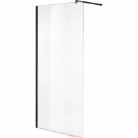 Душевая перегородка Niagara Nova 120 NG-683-12BLACK профиль Черный стекло прозрачное
