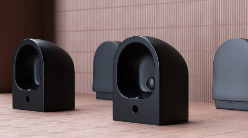 Биде Ceramicanova Play CN3002MB подвесное Черное матовое