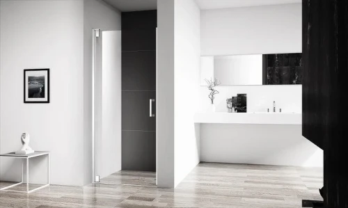 Душевая дверь BelBagno Marmi 60 MARMI-B-1-60-C-Cr профиль Хром стекло прозрачное