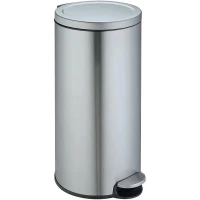 Ведро для мусора WeltWasser Lora MT 30L 10000013390 Сталь матовая