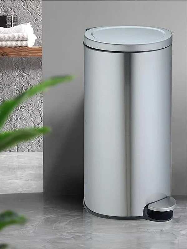 Ведро для мусора WeltWasser Lora MT 30L 10000013390 Сталь матовая