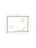 Душевой уголок Cezares Lux 120x90 LUX-AH-FS-11-120/90-C-GM профиль Оружейная сталь стекло прозрачное