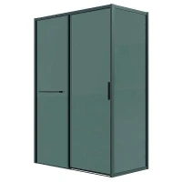 Душевой уголок Grossman Style 120x100 120.K33.05.1210.21.10 профиль Черный матовый стекло тонированное
