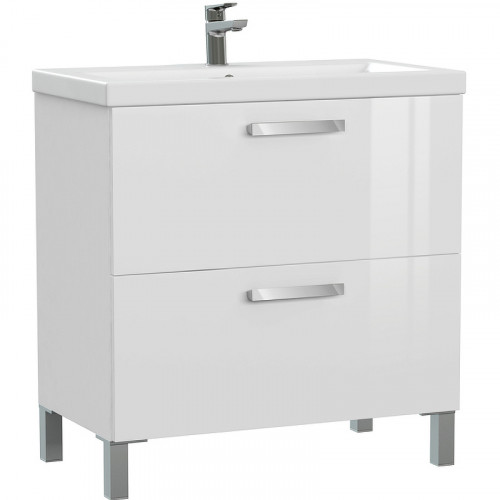 Тумба под раковину Cersanit Melar 80 64130 Белая МДФ / ЛДСП