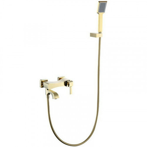 Смеситель для ванны Caprigo Diamante 50-010-oro Золото латунь на стену
