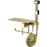 Гигиенический душ со смесителем Bronze de Luxe Scandi 708/1BR Бронза латунь встраиваемый