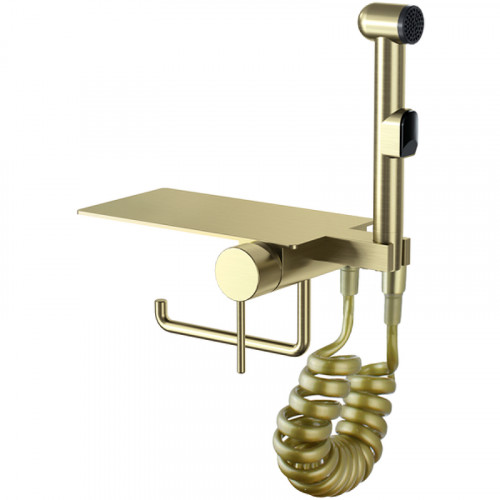 Гигиенический душ со смесителем Bronze de Luxe Scandi 708/1BR Бронза латунь встраиваемый