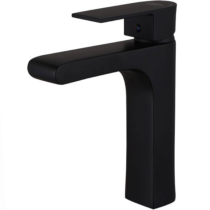 Смеситель для раковины Melodia della vita Waltz MDV30120bk Черный матовый латунь