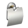 Держатель туалетной бумаги Savol S-007151 с крышкой цвет Хром