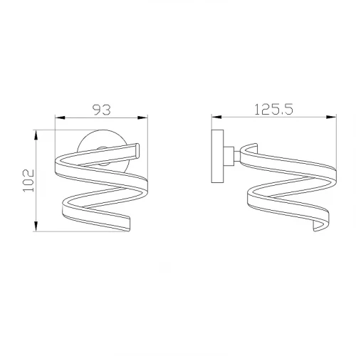 Держатель для фена Wonzon & Woghand Easy WW-8155 цвет Хром