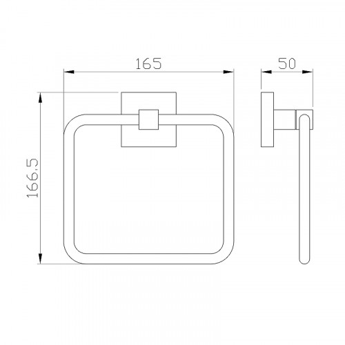 Кольцо для полотенец Wonzon &amp; Woghand Polo WW-8913-DG цвет Темное золото