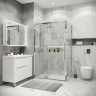Душевой уголок Grossman Cosmo 100x100 120.K33.02.1010.10.00 профиль Хром стекло прозрачное