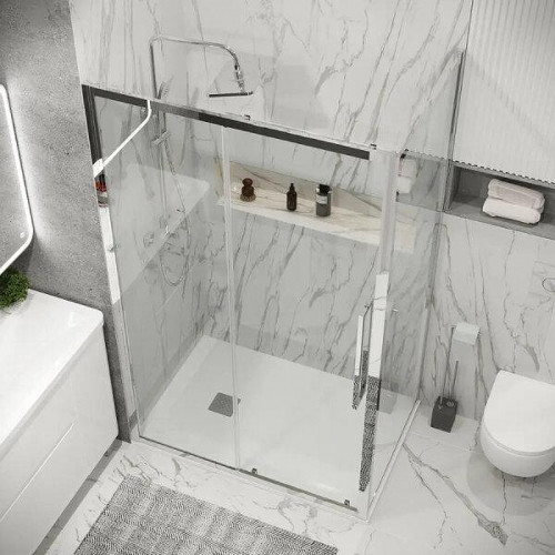 Душевой уголок Grossman Cosmo 100x100 120.K33.02.1010.10.00 профиль Хром стекло прозрачное