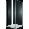 Душевой уголок Cezares Elena W-A-1 90x90 ELENA-W-A-1-90-P-Cr-R профиль Хром стекло рифленое