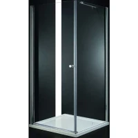 Душевой уголок Cezares Elena W-A-1 90x90 ELENA-W-A-1-90-P-Cr-R профиль Хром стекло рифленое