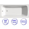 Акриловая ванна C-Bath Muse 170x80 CBQ011001 без гидромассажа