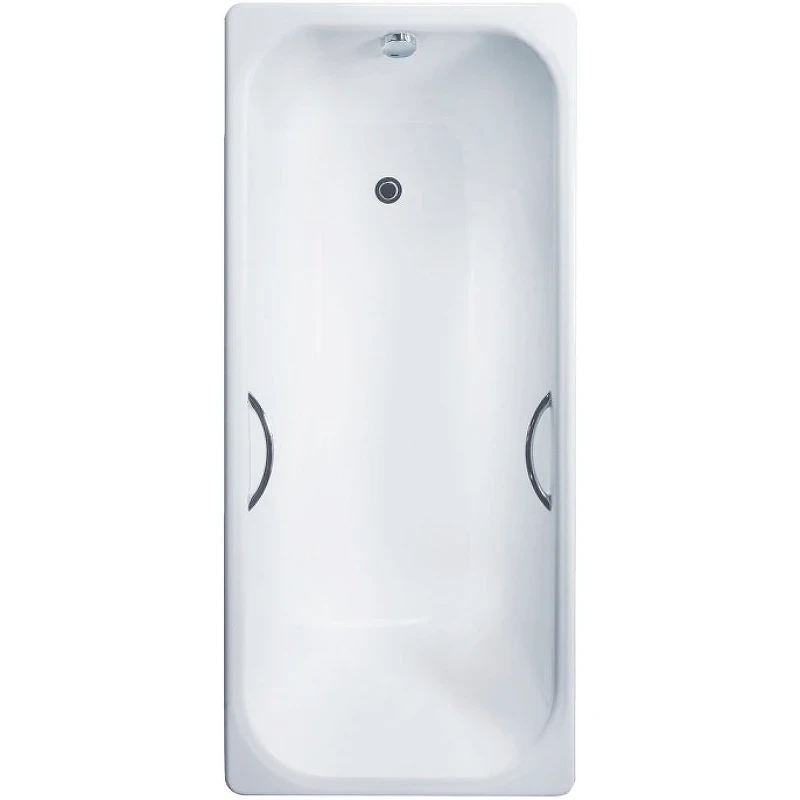 Чугунная ванна Delice Aurora 140x70 DLR230617R с отверстиями под ручки без антискользящего покрытия