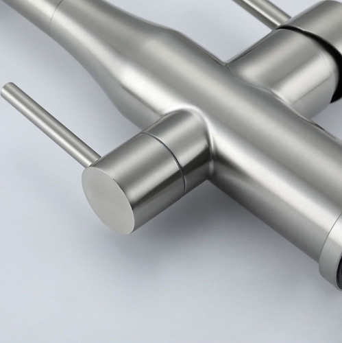 Смеситель для кухни Gappo G4399-65 Сатин Черный нержавеющая сталь